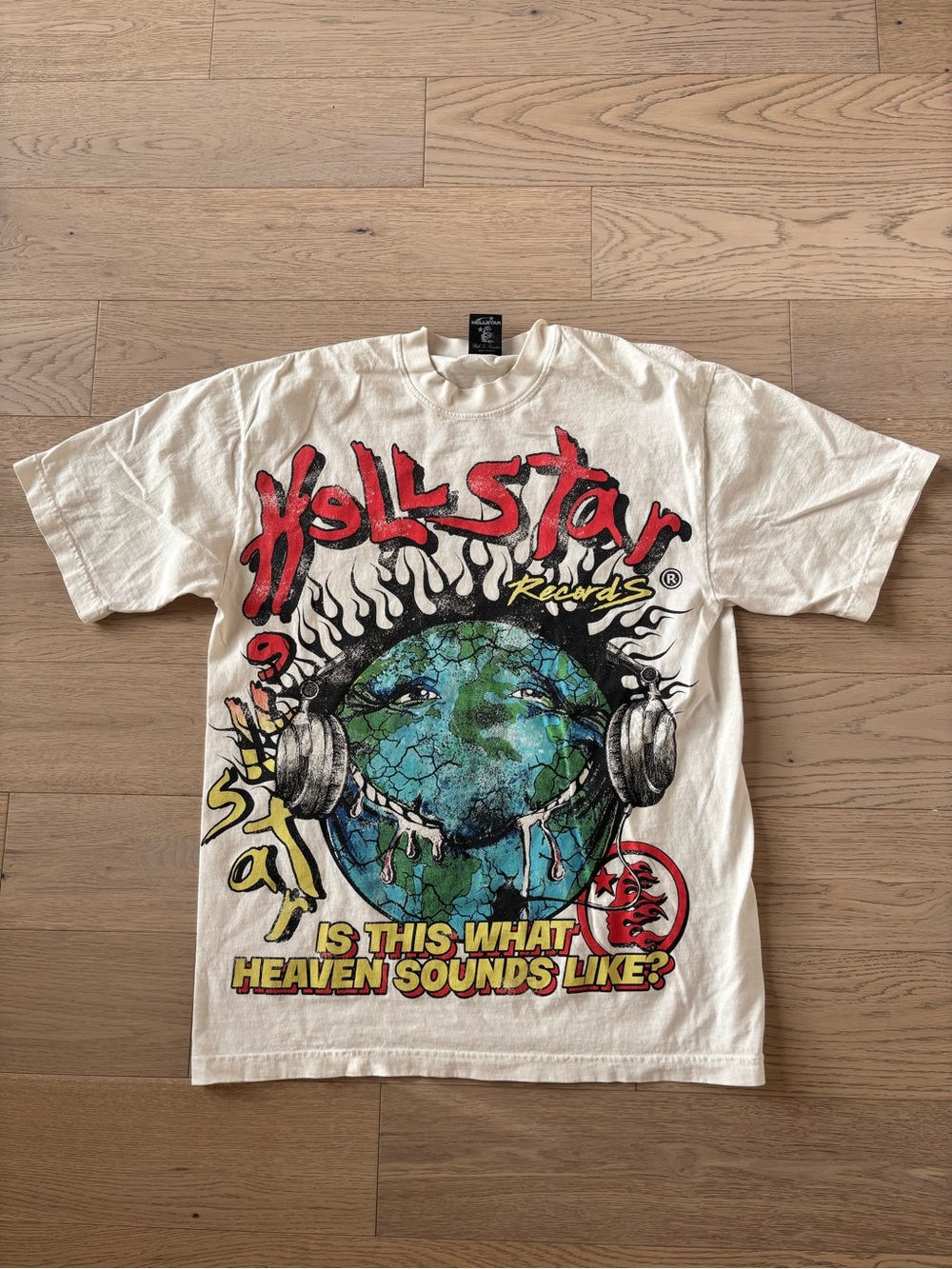 Hellstar Records Men’s “Is This What Heaven Sounds Like” Graphic Tee size medium